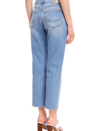 Голубые джинсы MARELLA: фото 4 - Invogue